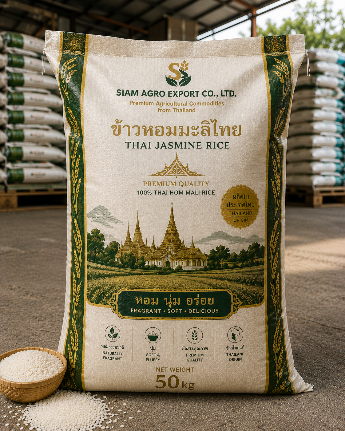Thai Hom Mali Jasmine Rice (5% Broken)
