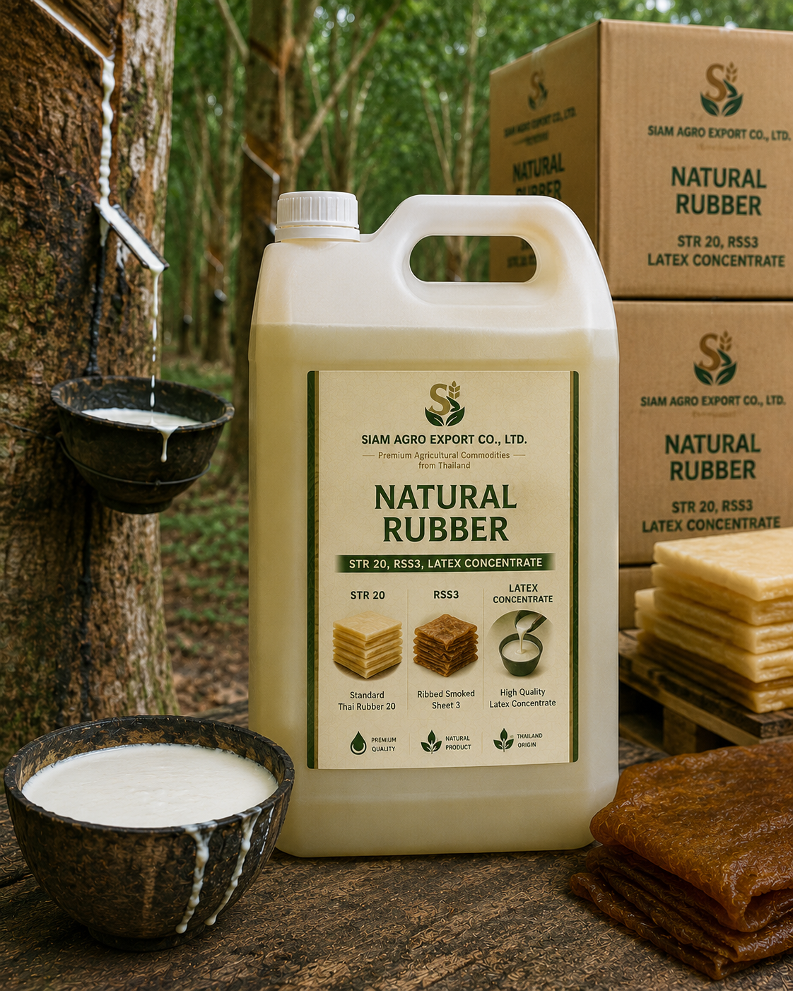 Natural Rubber RSS Grade 3